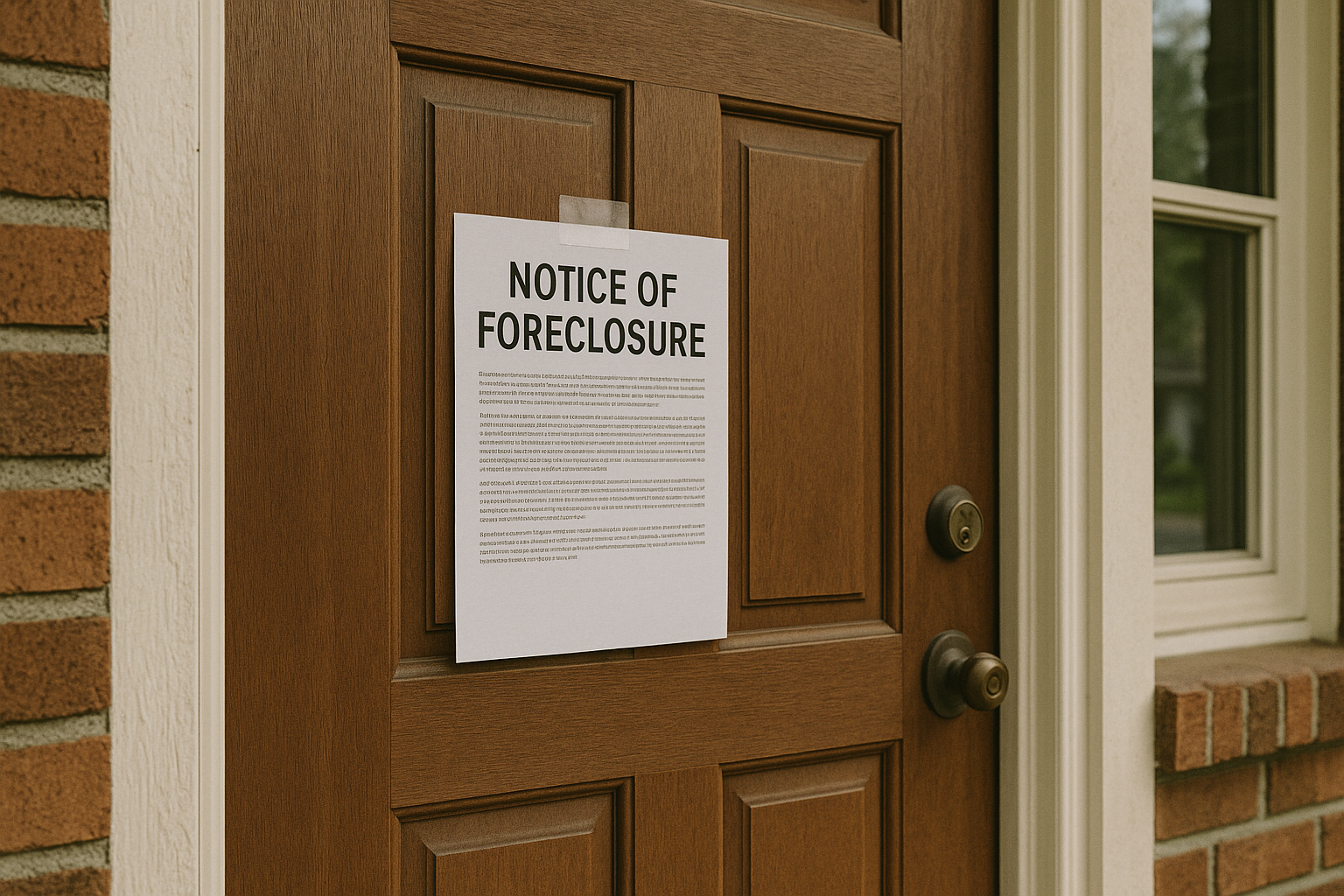 Pre-foreclosures